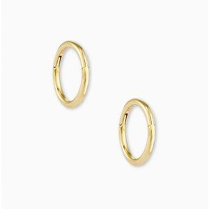 Kendra Scott Gina Seamless Huggie Earrings in 14k Yellow Gold